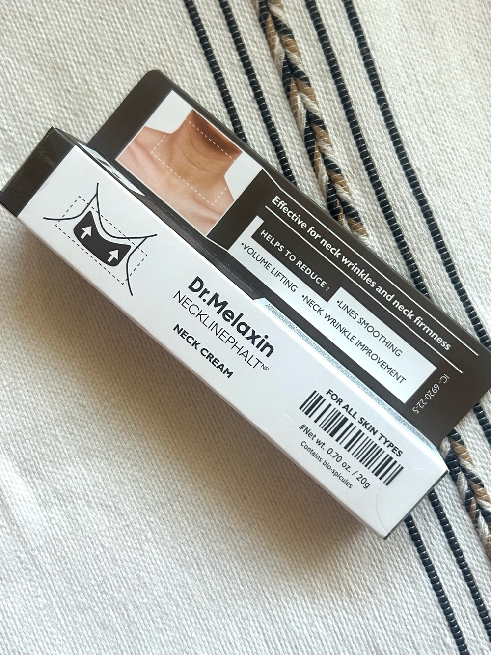Dr. Melaxin Necklinephalt NP Neck Cream 20g NIB Sealed K-Beauty Firming